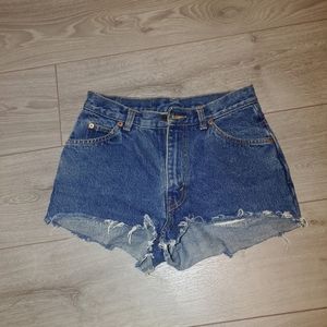 Levis  orange tab Jean Shorts